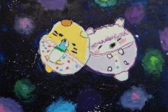 星の中で寝るすみっコ（小3）